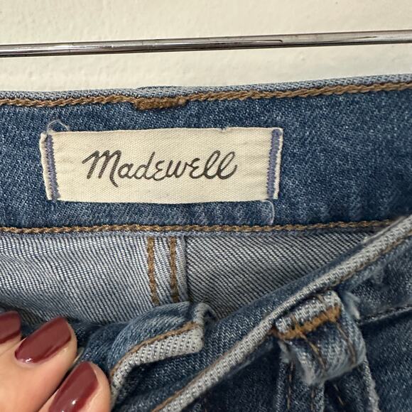 26 Madewell High Rise Medium Wash Boot Cut Jeans - Picture 4 of 6